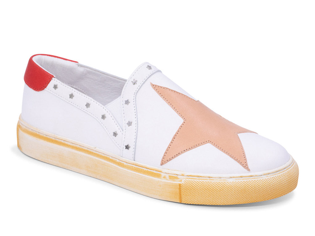 north star white sneakers