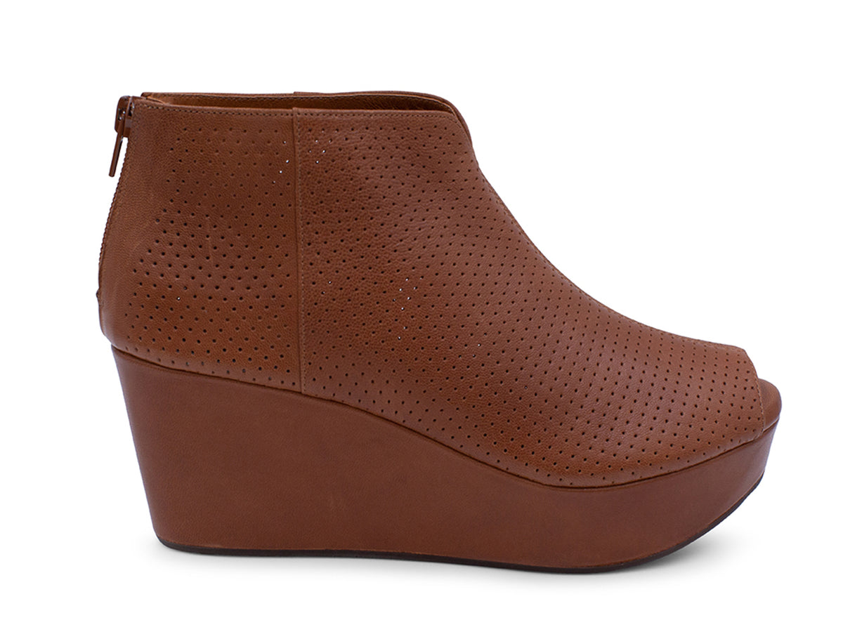 Walee Whiskey Leather Wedge