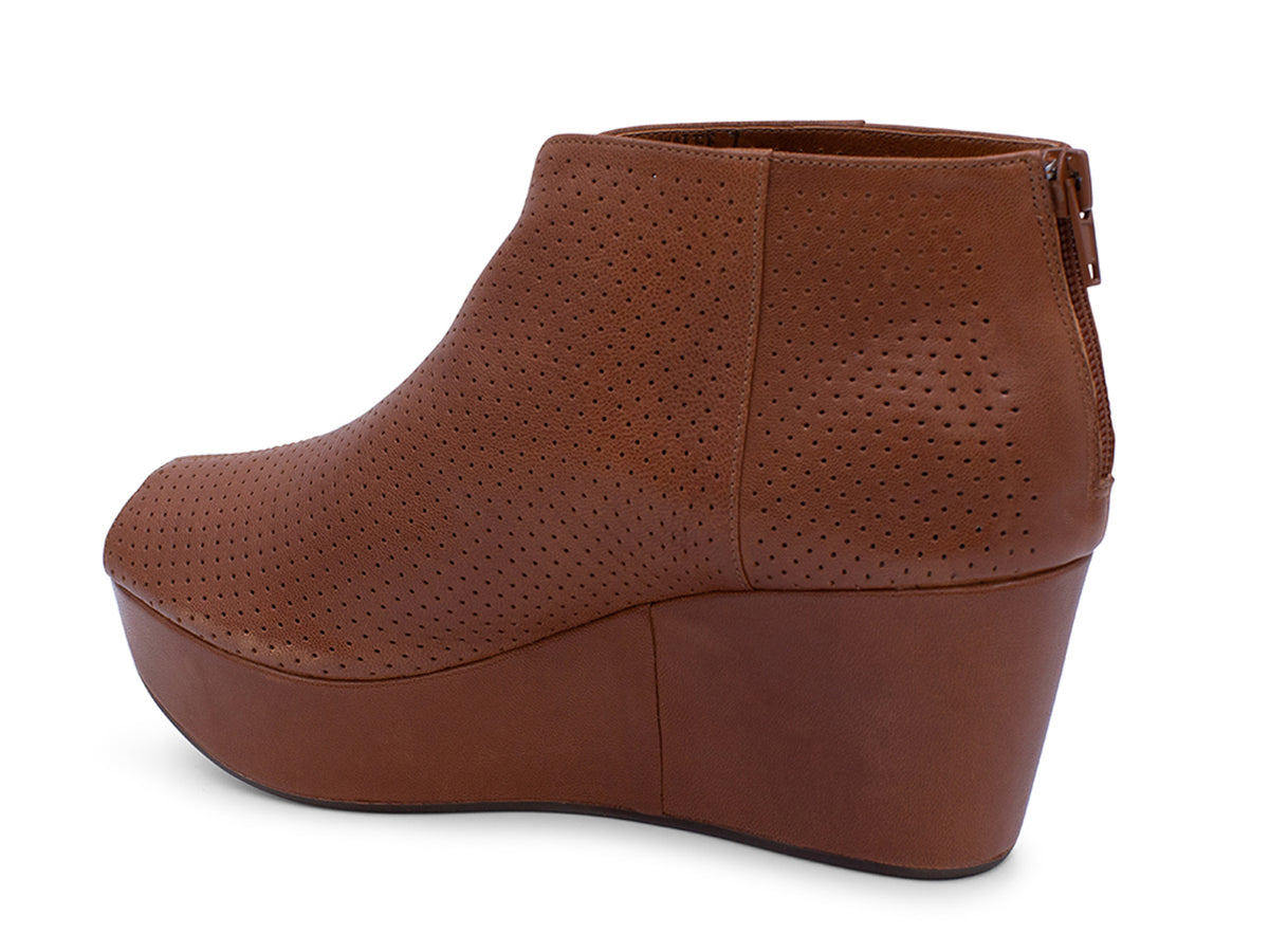 Walee Whiskey Leather Wedge